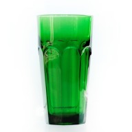 لیوان شیشه ای سبز بلند 6 عدد